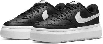 Nike Court Vision Alta Sneakers Dames zwart - wit - 39