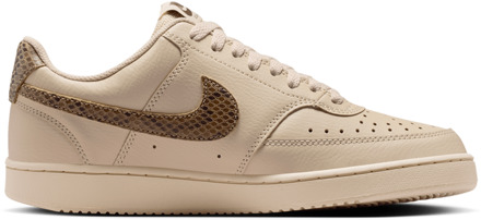 Nike Court Vision Low Premium Sneakers Dames - Bruin - Maat 37.5 - Mesh/Synthetisch Brown
