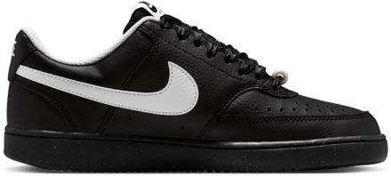 Nike Court Vision Low Sneakers Dames - Zwart - Maat 36 - Mesh/Synthetisch Black