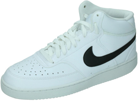 Nike Court Vision Mid Next Nature Sneaker Heren wit - zwart - 45