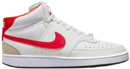 Nike court vision mid sneakers wit/rood heren - 44