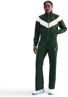 Nike Courtly Knit Heritage Trainingsjack Dames-donkergroen - XL