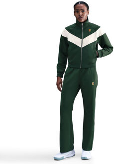 Nike Courtly Knit Heritage Trainingsjack Dames-donkergroen - XS