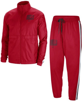 Nike Courtside Tracksuit Chibul University Red Nike , Red , Heren - Xl,L,M,S