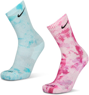 Nike Crew 2 Pack Sokken Unisex - Roze - Maat 42 - 46 Pink