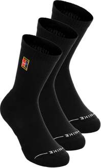 Nike Crew Tennissokken Verpakking 3 stuks Unisex zwart - 43-46