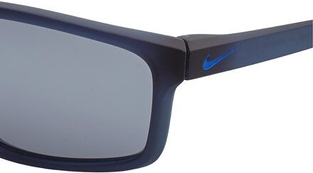 Nike CW4656 Rechthoekige Injectie Zonnebril voor Heren Blauw