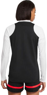 Nike Dames academy 21 dri-fit quarter zip boortop - maat L Wit