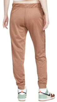 Nike Dames branded tape joggingbroek Bruin - S