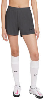 Nike Dames dri fit academy korte broek Grijs - L