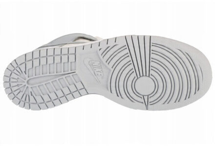 Nike Dames dunk leather high cut trainers Wit - 38