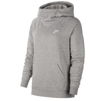 Nike Dames essentials funnel hals hoodie Grijs - S