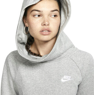 Nike Dames essentials pullover hoodie Grijs - S