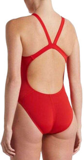 Nike Dames hydrastrong ééndelig badpak Rood - L