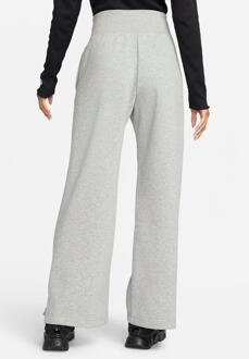Nike Dames Phoenix Fleece Joggers met wijde pijpen in Grijs - XL