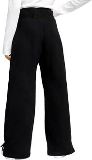 Nike Dames Phoenix Fleece Joggers met wijde pijpen in zwart - maat