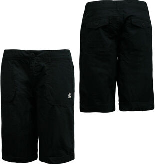 Nike Dames Washed Cargo Capri Broek Katoen Casual Zwart 433501 010 EE189 - EU 34 / UK 2