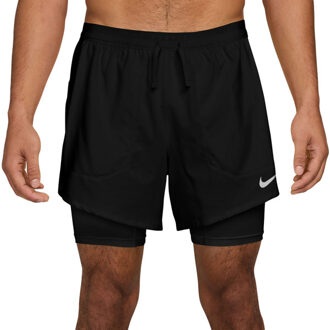 Nike Dri-FIT 5'' Stride Hybrid Short Heren zwart - M
