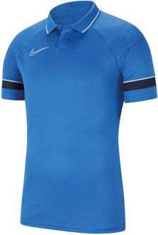 Nike Dri-FIT Academy 21 Polo Heren blauw - zwart - wit - L
