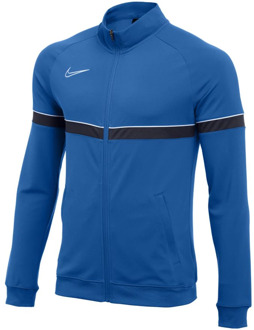 Nike Dri-FIT Academy 21 Trainingsjack  Sportjas - Maat 146  - Unisex - licht blauw/donker blauw