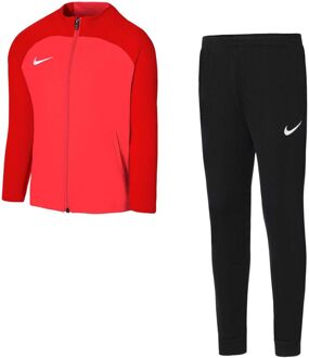 Nike Dri-FIT Academy Pro Trainingspak Junior rood - zwart - L-116/122