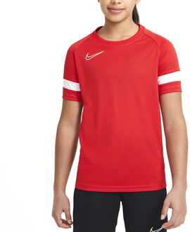 Nike Dri-FIT Academy Tee Junior - Voetbalshirt Kinderen Rood - 140 - 152