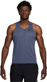 Nike Dri-FIT ADV AeroSwift Singlet Heren blauw - XL