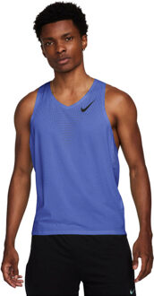 Nike Dri-FIT ADV AeroSwift Singlet Heren blauw