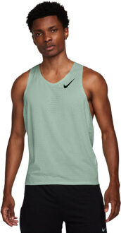 Nike Dri-FIT ADV AeroSwift Singlet Heren lichtgroen - XL