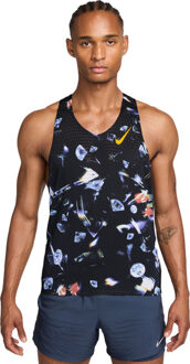 Nike Dri-FIT ADV AeroSwift Singlet Heren zwart - M