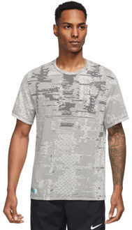 Nike Dri-FIT ADV Run Division T-Shirt Heren zwart/grijs - L