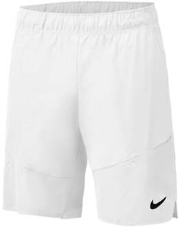 Nike Dri-Fit Advantage 9in Shorts Heren-Wit - XXL