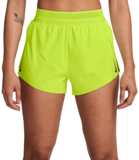 Nike Dri-FIT Aeroswift 3'' Running Short Dames geel