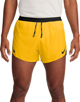 Nike Dri-FIT AeroSwift 4'' Short Heren geel - L