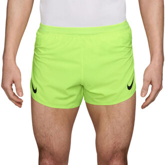 Nike Dri-FIT AeroSwift 4'' Short Heren geel - XL