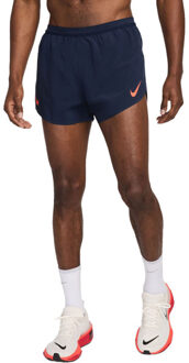 Nike Dri-FIT AeroSwift 4'' Short Heren zwart/rood - XL