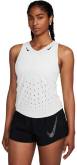 Nike Dri-FIT Aeroswift Singlet Dames wit - M