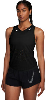 Nike Dri-FIT Aeroswift Singlet Dames zwart/wit - L