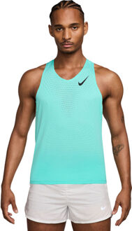 Nike Dri-FIT AeroSwift Singlet Heren blauw - L