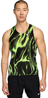Nike Dri-FIT AeroSwift Singlet Heren geel - M