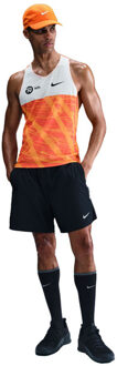 Nike Dri-FIT AeroSwift Singlet Heren oranje - M