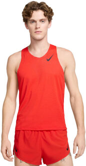 Nike Dri-FIT AeroSwift Singlet Heren rood - XL