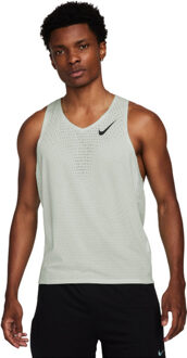 Nike Dri-FIT AeroSwift Singlet Heren wit - L
