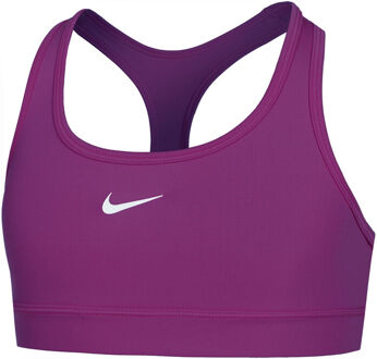Nike Dri-Fit Big Kids Swoosh Sport-bh Meisjes paars - L