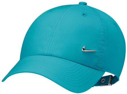 Nike Dri-Fit Club Metal Swoosh Cap blauw - one size