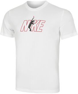 Nike Dri-Fit Court Club OC 2 T-shirt Heren wit - L,XL,XXL