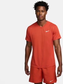 Nike Dri-Fit Court Dri-Fit Victory T-shirt Heren roest - XS,S,M,L,XL,XXL