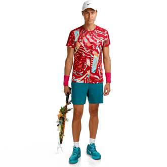 Nike Dri-Fit Court Slam T-shirt Heren berry - M,L,XL