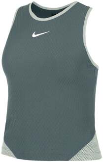 Nike Dri-Fit Court Slam Tanktop Dames-Donkergroen - XL
