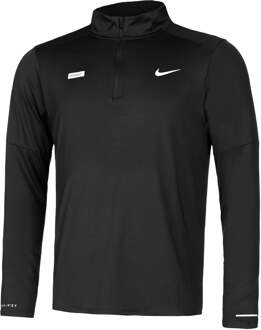 Nike Dri-Fit Dri-FIT Element Flash Half-Zip Hardloopshirt Heren-Zwart,Zilver - S,M,L,XL,XXL